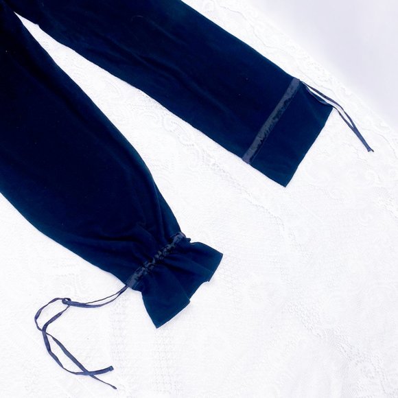 NEW Women's Satin PJ Pants Nautica Blue Brand Sleepwear DrawString Sweatpants - Picture 9 of 11